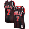 Image of Toni Kukoc Chicago Bulls Mitchell &amp; Ness 1995-96 Hardwood Classics Swingman Jersey – Black 2019