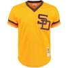 Image of Tony Gwynn San Diego Padres Mitchell &amp; Ness 1982 Cooperstown Collection Mesh Batting Practice Jersey - Gold 2019