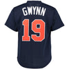 Image of Tony Gwynn San Diego Padres Mitchell &amp; Ness Cooperstown Mesh Batting Practice Jersey - Navy 2019