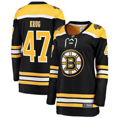 Torey Krug Boston Bruins Women's Breakaway Player Jersey - Black 2019