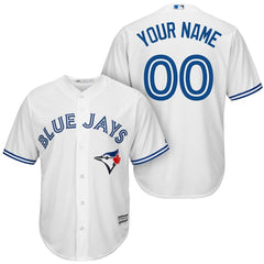 Toronto Blue Jays Majestic Cool Base Custom Jersey - White 2019