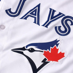 Toronto Blue Jays Majestic Official Cool Base Jersey - White 2019