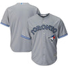 Image of Toronto Blue Jays Majestic Official Cool Base Team Jersey - Gray 2019