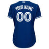 Image of Toronto Blue Jays Majestic Women's Alternate Cool Base Custom Jersey - Royal 2019