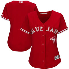 Toronto Blue Jays Majestic Women's Cool Base Replica Team Jersey - Scarlet 2019