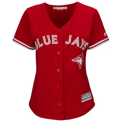 Toronto Blue Jays Majestic Women's Cool Base Replica Team Jersey - Scarlet 2019