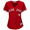 Image of Toronto Blue Jays Majestic Women's Cool Base Replica Team Jersey - Scarlet 2019