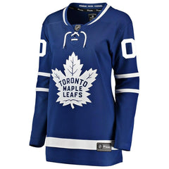 Toronto Maple Leafs Women's Home Breakaway Custom Jersey - Blue 2019