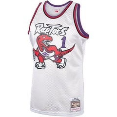 Tracy McGrady Toronto Raptors Mitchell & Ness Hardwood Classics Platinum Swingman Jersey 2019