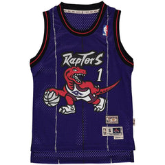 Tracy McGrady Toronto Raptors Mitchell & Ness Youth Hardwood Classics Swingman Jersey – Purple 2019