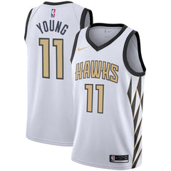 Trae Young Atlanta Hawks City Edition Swingman Jersey – White 2019