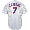 Image of Travis D'Arnaud New York Mets Majestic Cool Base Player Jersey - White 2019