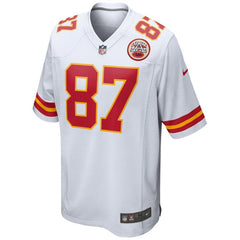 Travis Kelce Kansas City Chiefs Game Jersey - White 2019