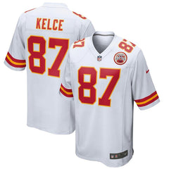 Travis Kelce Kansas City Chiefs Game Jersey - White 2019