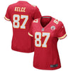 Image of Travis Kelce Kansas City Chiefs Girls Youth Game Jersey - Red 2019