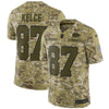 Image of Travis Kelce Kansas City Chiefs Salute to Service Limited Jersey – Camo 2019