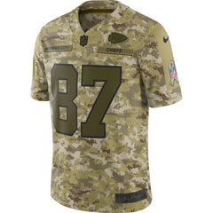 Travis Kelce Kansas City Chiefs Salute to Service Limited Jersey – Camo 2019