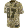 Image of Travis Kelce Kansas City Chiefs Salute to Service Limited Jersey – Camo 2019