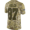 Image of Travis Kelce Kansas City Chiefs Salute to Service Limited Jersey – Camo 2019