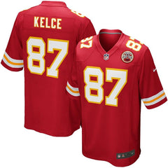 Travis Kelce Kansas City Chiefs Team Game Jersey - Red 2019