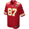 Image of Travis Kelce Kansas City Chiefs Team Game Jersey - Red 2019