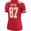Image of Travis Kelce Kansas City Chiefs Women's Color Rush Legend Jersey - Red 2019