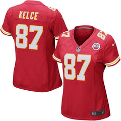 Travis Kelce Kansas City Chiefs Women's Game Jersey - Red 2019