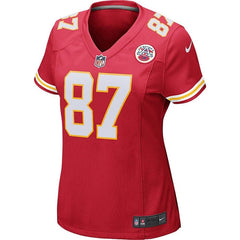 Travis Kelce Kansas City Chiefs Women's Game Jersey - Red 2019