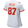 Image of Travis Kelce Kansas City Chiefs Women's Player Game Jersey – White 2019