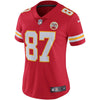 Image of Travis Kelce Kansas City Chiefs Women's Vapor Untouchable Limited Jersey – Red 2019