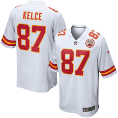 Travis Kelce Kansas City Chiefs Youth Game Jersey - White 2019