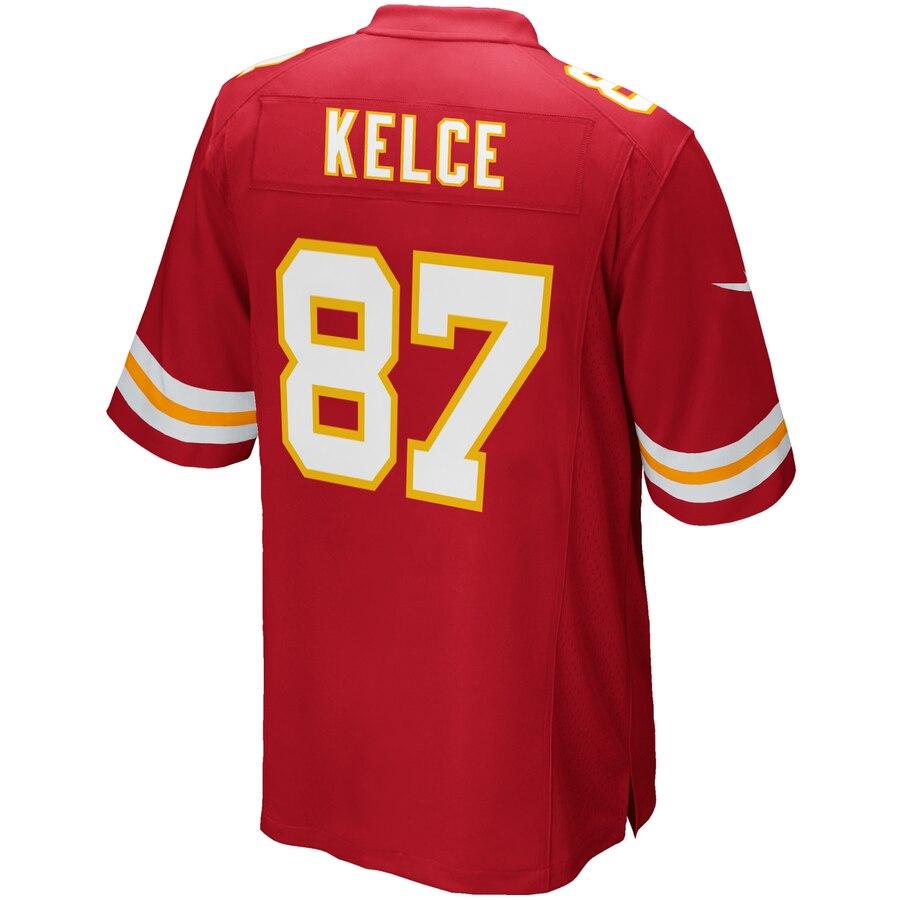 Travis Kelce Kansas City Chiefs Youth Team Color Game Jersey - Red 2019
