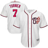 Image of Trea Turner Washington Nationals Majestic Cool Base Jersey - White 2019