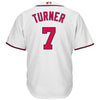 Image of Trea Turner Washington Nationals Majestic Cool Base Jersey - White 2019