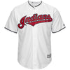 Image of Trevor Bauer Cleveland Indians Majestic Official Cool Base Player Jersey - White 2019