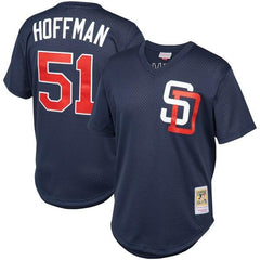 Trevor Hoffman San Diego Padres Mitchell &amp; Ness Cooperstown Collection Mesh Batting Practice Jersey – Navy 2019