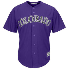 Trevor Story Colorado Rockies Majestic Alternate Official Cool Base Player Jersey - Purple 2019