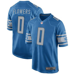 Trey Flowers Detroit Lions Game Jersey – Blue 2019