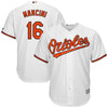 Image of Trey Mancini Baltimore Orioles Majestic Home Cool Base Replica Player Jersey - White 2019