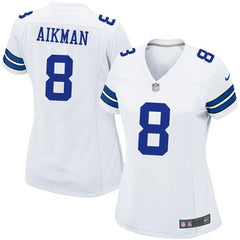 Troy Aikman Dallas Cowboys Women's Retired Game Jersey - White 2019