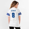 Image of Troy Aikman Dallas Cowboys Women's Retired Game Jersey - White 2019