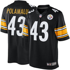 Troy Polamalu Pittsburgh Steelers Youth Limited Jersey - Black 2019