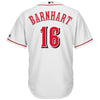 Image of Tucker Barnhart Cincinnati Reds Majestic Home Cool Base Player Jersey – White 2019