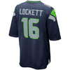 Image of Tyler Lockett Seattle Seahawks Game Jersey - Navy 2019