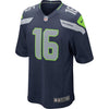 Image of Tyler Lockett Seattle Seahawks Youth Team Color Game Jersey - College Navy 2019