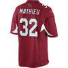 Image of Tyrann Mathieu Arizona Cardinals Team Color Limited Jersey - Cardinal 2019