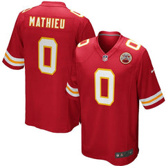 Tyrann Mathieu Kansas City Chiefs Game Jersey – Red 2019