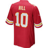 Image of Tyreek Hill Kansas City Chiefs Game Jersey - Red 2019