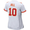 Image of Tyreek Hill Kansas City Chiefs Women's Game Jersey - White 2019