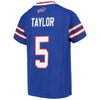 Image of Tyrod Taylor Buffalo Bills Youth Player Game Jersey – Royal 2019